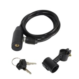 Cadeado Bike Anti Furto Bicicleta Paco 6mm X 1mt Com Chave