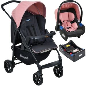 Carrinho de Bebê Burigotto Ecco Rosa