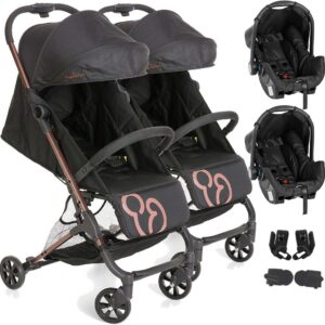 Carrinho de Bebê Gêmeos Galzerano Duolee Duo