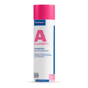 Allermyl Glyco Virbac Shampoo Cães e Gatos 500ml Alívio Alergia