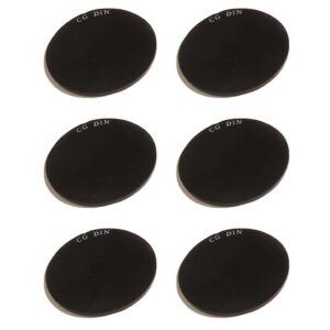 Kit 6 Lentes Protecao Redonda Tonalidade 6 50mm