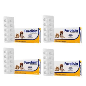04 Furolisin Comprimido 20 mg 10 Comp Diurético Vetnil