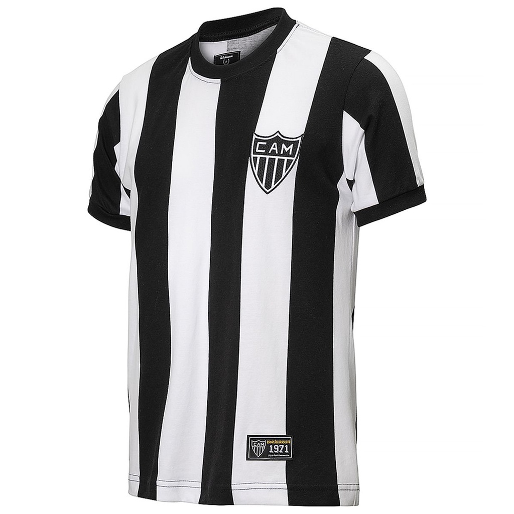 Camisa Atlético Mineiro 1971 Oficial - Retrô 1 Camisa Atlético Mineiro Retrô 1971 Oficial