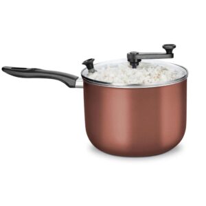 Pipoqueira Antiaderente 4,8L com Tampa de Vidro