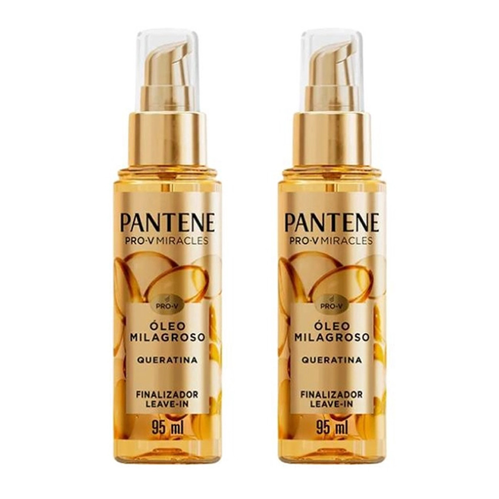 Kit 2 ?leo Milagroso Pantene 95ml - Finalizador 1 Kit 2 Óleo Milagroso Pantene 95ml - Finalizador