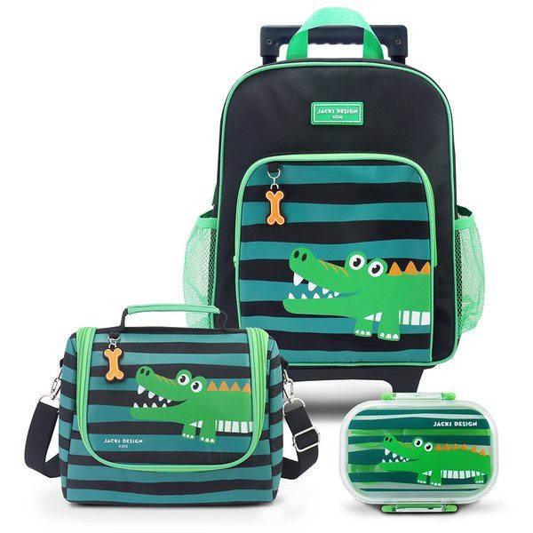 Mochila Rodinhas + Lancheira T?rmica Jacki Design 1 Mochila Rodinhas + Lancheira Térmica Jacki Design