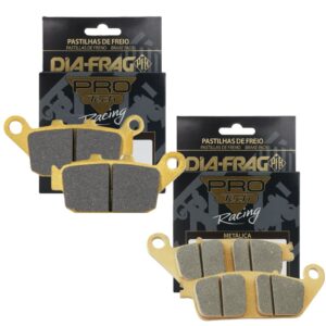 Kit Pastilhas de Freio Cb 500x / Cb 500f 2014-2022 Diafrag (Metálica)