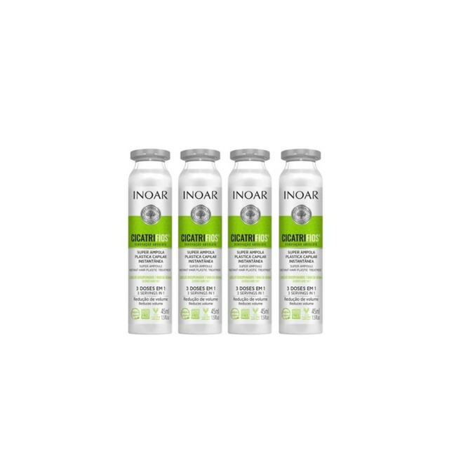Inoar Cicatrifios Kit 4 Ampolas 45ml 1 Inoar Cicatrifios Kit 4 Ampolas 45ml