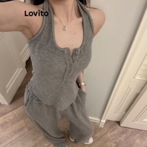 Calça Conjunto Feminino Lisa Algodão