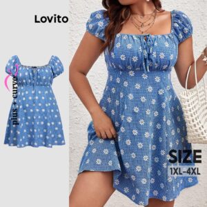 Vestido Plus Size Floral Boho Renda