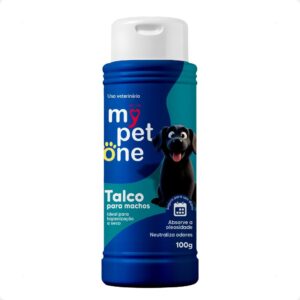 Talco Higienico Perfumado 100G Para Cães Macho Mypetone