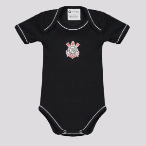 Camiseta Corinthians Estampada Infantil Algodão