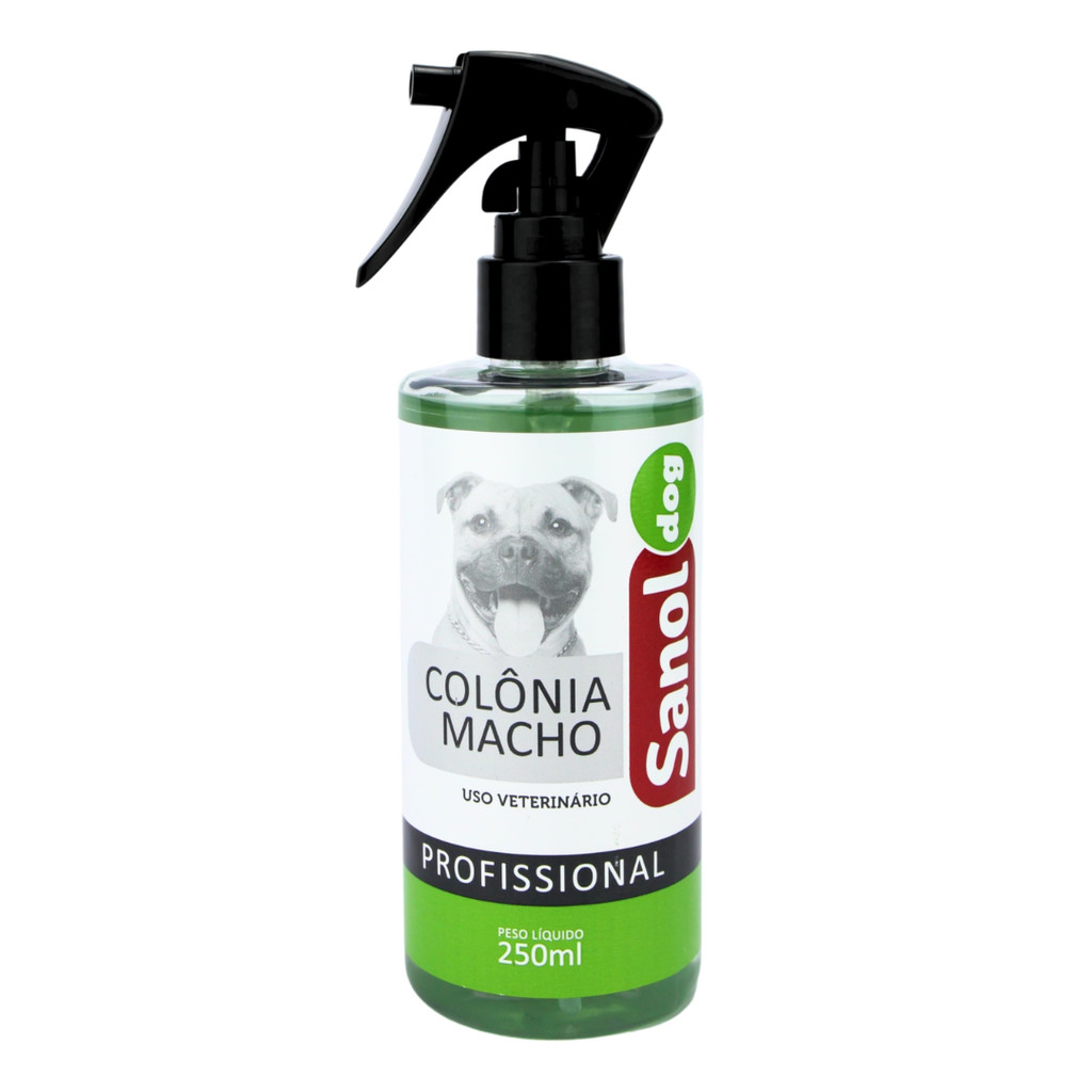 Col?nia Macho Sanol Dog 250ml - Fragr?ncia Refrescante 1 Colônia Macho Sanol Dog 250ml - Fragrância Refrescante