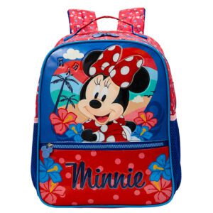 Mochila Escolar Disney Personagens Minnie Ariel