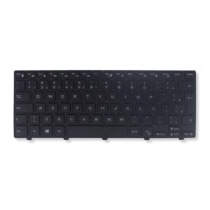 Teclado Para Notebook Dell Inspiron P53g 14 3000 3442 3443 Cor Preto Idioma Português Brasil