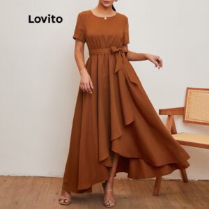 Vestido de Baile Elegante Brown