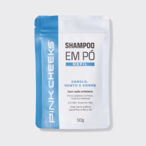 Shampoo em Pó 3 em 1 Refil 50g - PINK CHEEKS