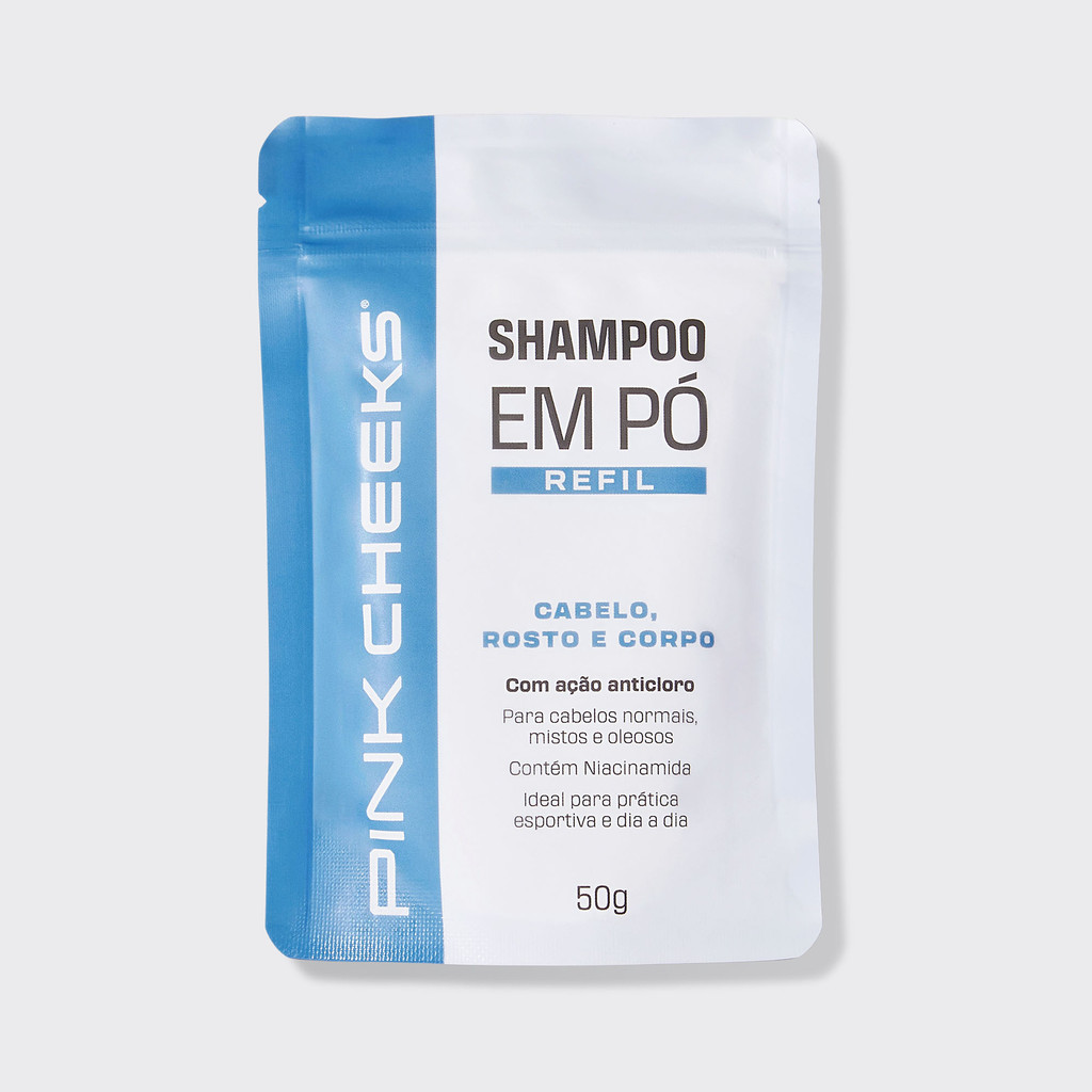Shampoo em P? 3 em 1 Refil 50g - PINK CHEEKS 1 Shampoo em Pó 3 em 1 Refil 50g - PINK CHEEKS