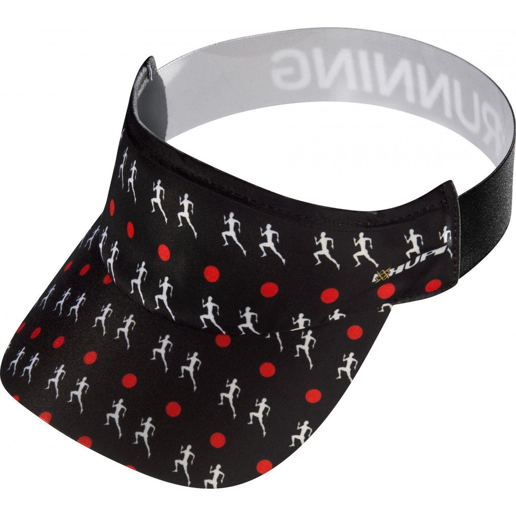 Viseira Corrida HUPI Love Run Preto 1 Viseira Corrida HUPI Love Run Preto
