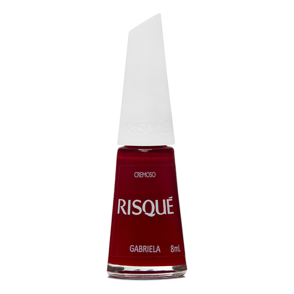 Esmalte Risqué Vermelho Cremoso Gabriela 8ml 1 Esmalte Risqué Vermelho Cremoso Gabriela 8ml