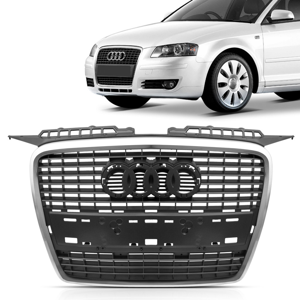 Grade Cromada Audi A3 2006 2007 2008 - Grade A3 1 Grade A3 2006 2007 2008 Cromada