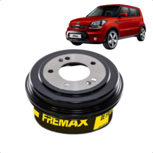 Tambor de Freio Soul 1.6 16V 2009 até 2014 Fremax 244,5mm