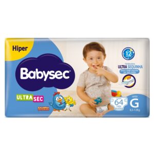 Fralda Babysec UltraSec Galinha Pintadinha 60