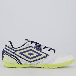 Chuteira Futsal Umbro Skill Branca e Marinho
