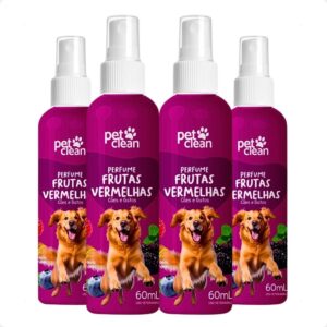 Colônia Pet Frutas Vermelhas 60ml - Pet Clean