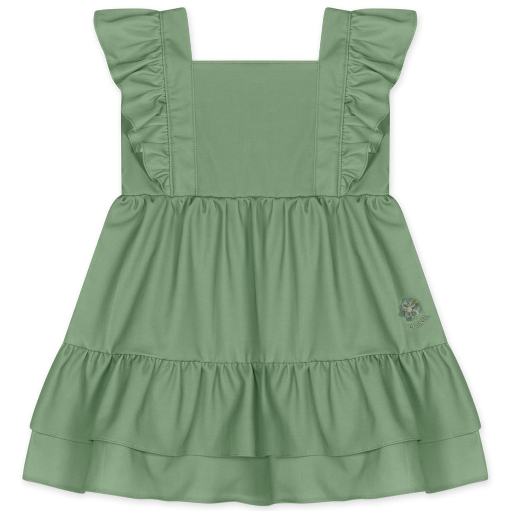 Vestido Curto Beb? Lilica Ripilica - Ver?o Elegante 1 Vestido Curto Bebê Feminino Lilica Ripilica