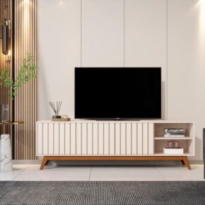 Rack para TV 70 Polegadas MDF Off White