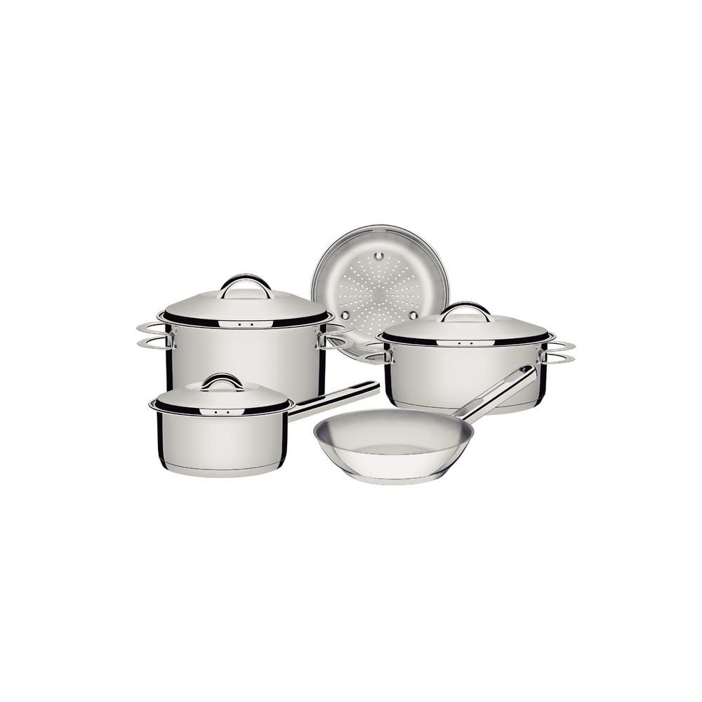 Jogo de Panelas Tramontina Solar Inox 5 Pe?as 1 Jogo de Panelas Tramontina Solar Inox 5 Peças