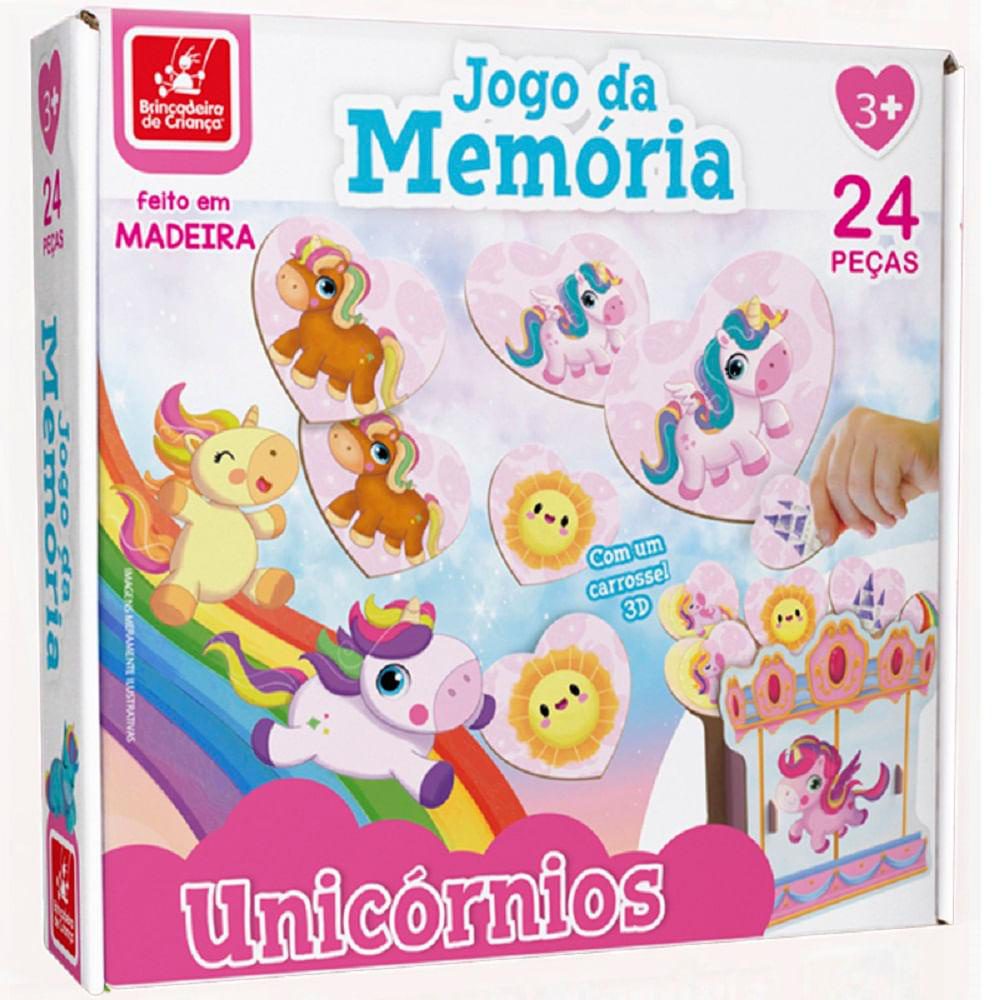 Jogo da Mem?ria Unic?rnios Infantil 1 Jogo da Memória Unicórnios Infantil