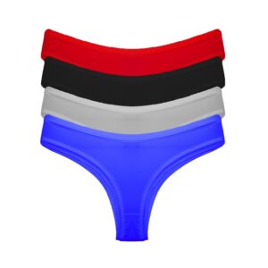 Calcinhas Microfibra Sortidas - Kit 4 QLC