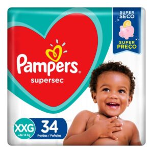 Fralda Pampers Supersec XXG 34 Unidades