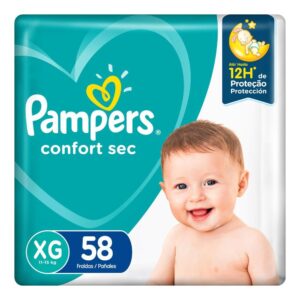 Fralda Pampers Confort Sec 58 Unidades