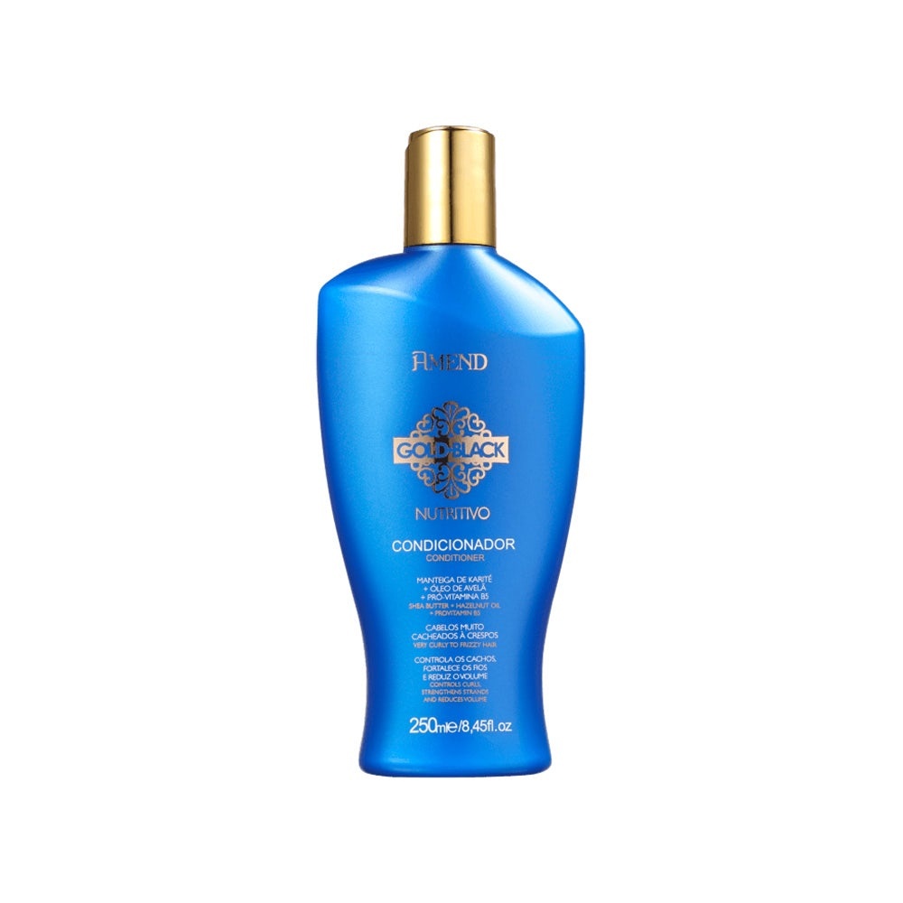 Condicionador Amend Gold Black Nutritivo 250ml 1 Condicionador Amend Gold Black Nutritivo 250Ml