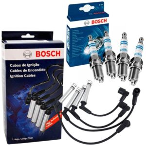 Kit Vela E Cabo Vela De Ignição Onix 1.0 2013 A 2018 Bosch