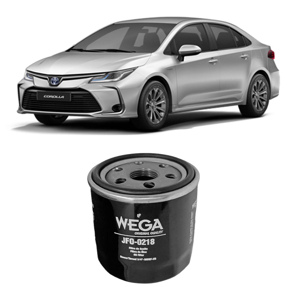 Filtro ?leo Corolla 2.0 2020-2023 WEGA JFO0218 1 Filtro Óleo Corolla 2.0 2020 a 2023 WEGA JFO0218