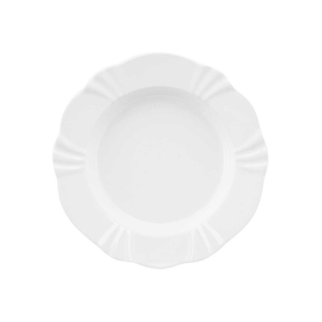 Prato Fundo 24cm Oxford Soleil White - Eleg?ncia e Sofistica??o para sua Mesa 1 Prato Fundo 24 Cm Oxford Soleil White