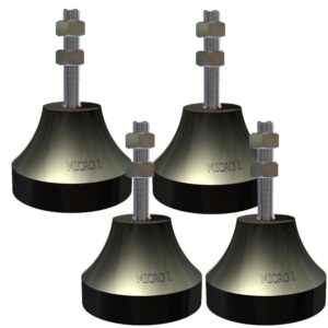 Vibra-Stop MICRO I Antivibratório 50 KG / 200 KG Rosca 1/4 POL MIC114 Kit 4 Peças VIBRA-STOP