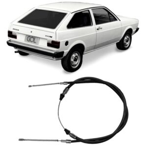 Cabo Freio 2610mm VW Gol G1 G2 Parati Saveiro Traseiro Tuba
