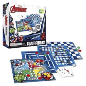 Kit Jogos de Tabuleiro Marvel Avengers Copag