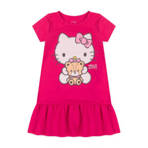 Vestido Infantil Hello Kitty Ursinho - Verão