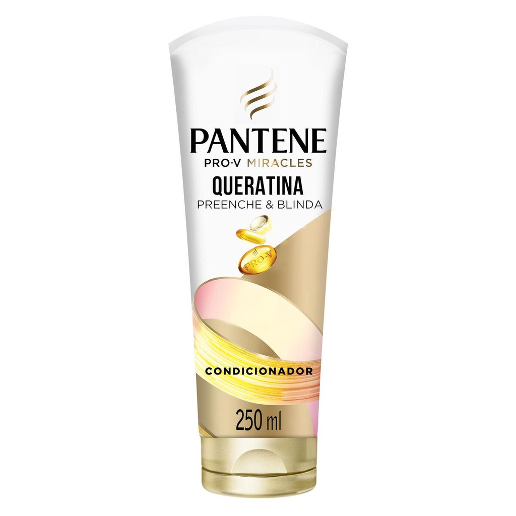 Condicionador Pantene Pro-V Queratina 250ml 1 Condicionador Pantene Pro-V Miracles Queratina 250ml