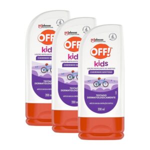Kit 3 Repelente Off! Kids 200ml - Dermatológico