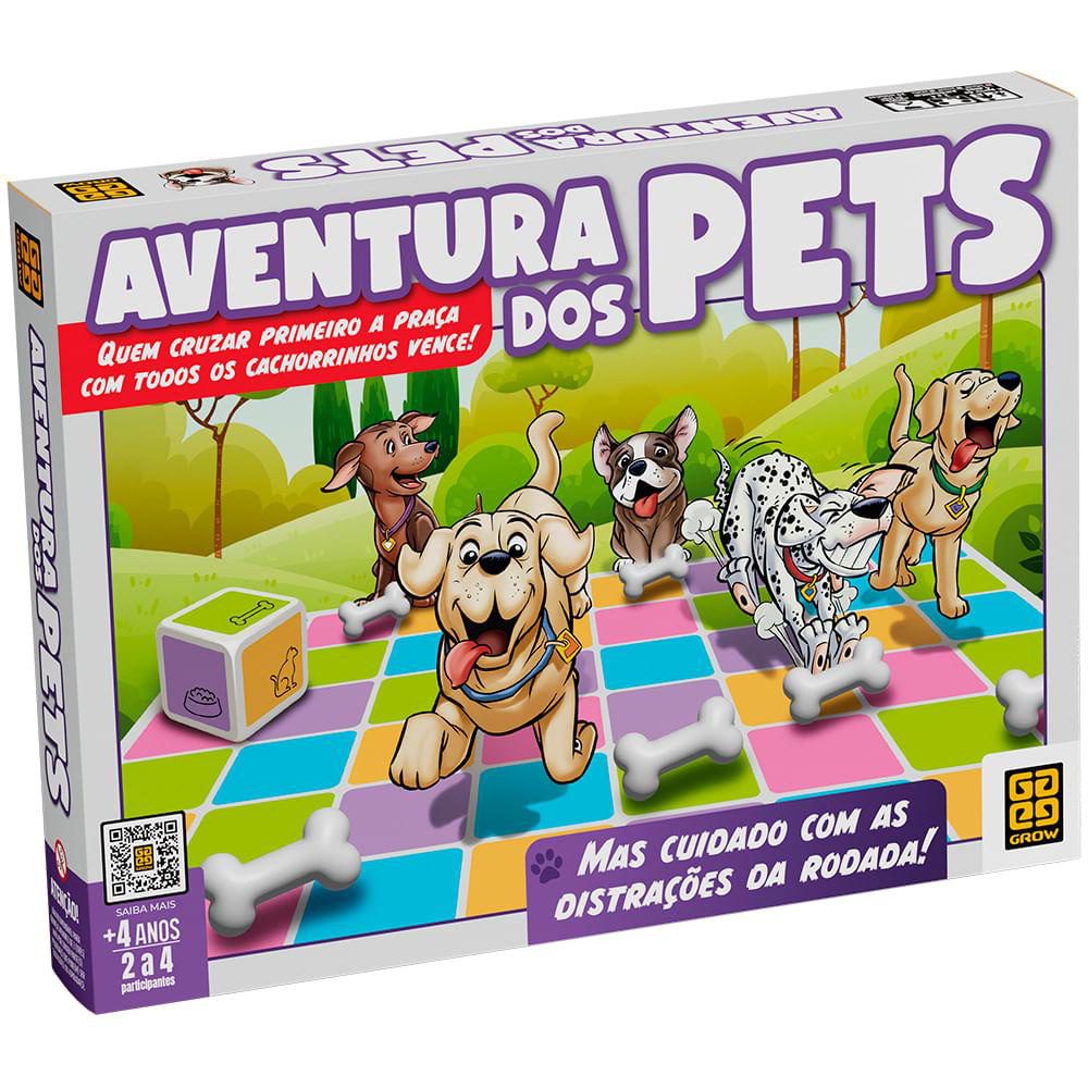 Jogo de Tabuleiro Pets Estratégia Divertida 1 Jogo de Tabuleiro Pets Estratégia Divertida