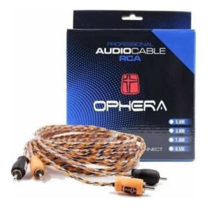 Cabo RCA Ophera 5m Blindado - 100% Cobre