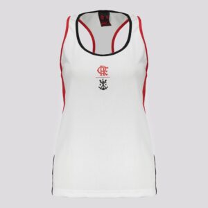 Regata Flamengo Feminina Unissex Branca