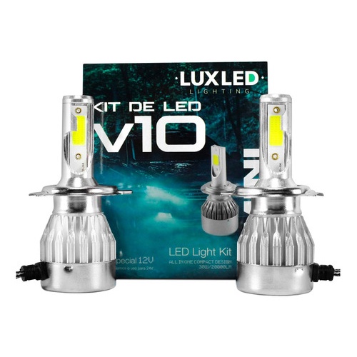 L?mpadas LED H4 Mini V10 12V 20000lm 1 Lâmpadas LED H4 Mini V10 12V 20000lm